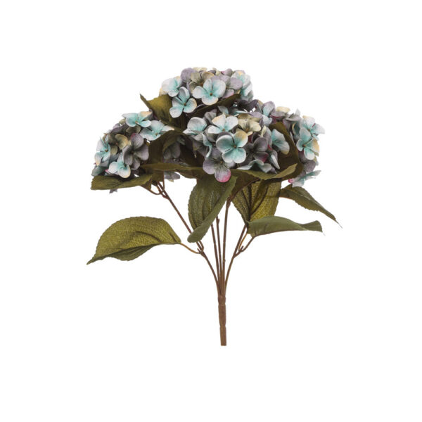Τεχνητό Φυτό Μπουκέτο Ορτανσία Σιέλ 5×40 εκ