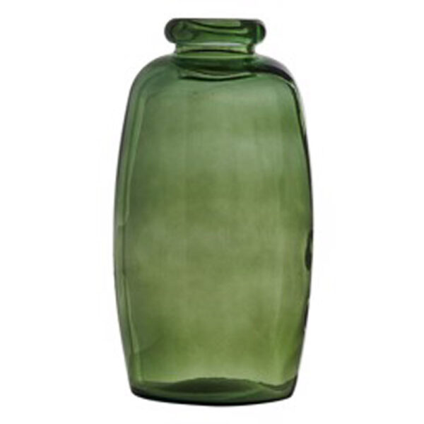 Διακοσμητικό Βάζο Γυάλινο – Πράσινο 35 εκ