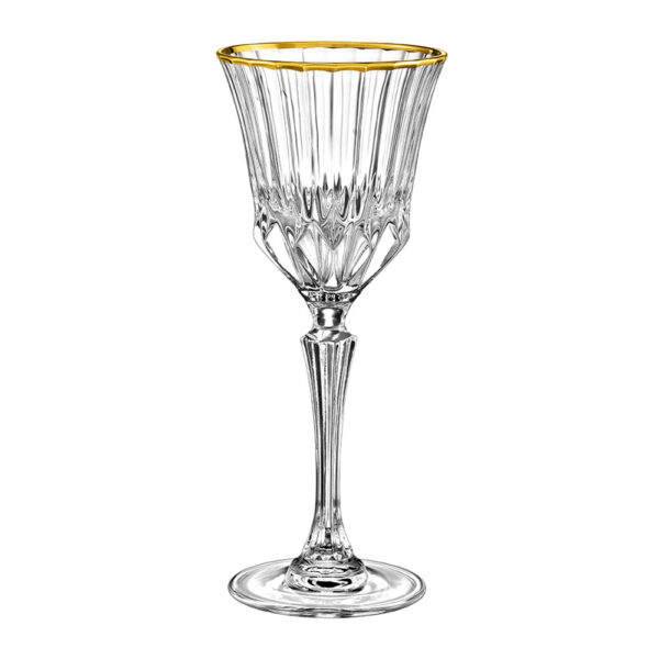 Ποτήρι Κρασιού Γάμου 220ml Adagio Χρυσή Ρίγα