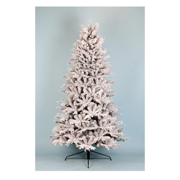 Χιονισμένο Χριστουγεννιάτικο Δέντρο ARAHOVA Λευκό H180xD112 cm με 1948 Άκρες Mixed (1398 pe και 550 pvc) - 20-99-764