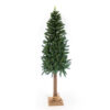 Χριστουγεννιάτικο Δέντρο Βουδαπέστη Πράσινο με Ξύλινο Κορμό και Βάση H180xD70 cm με 372 Άκρες - 600-30533