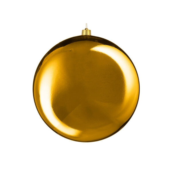 Χριστουγεννιάτικη Διακοσμητική Μπάλα Άθραυστη D50 cm Χρυσή Γυαλιστερή