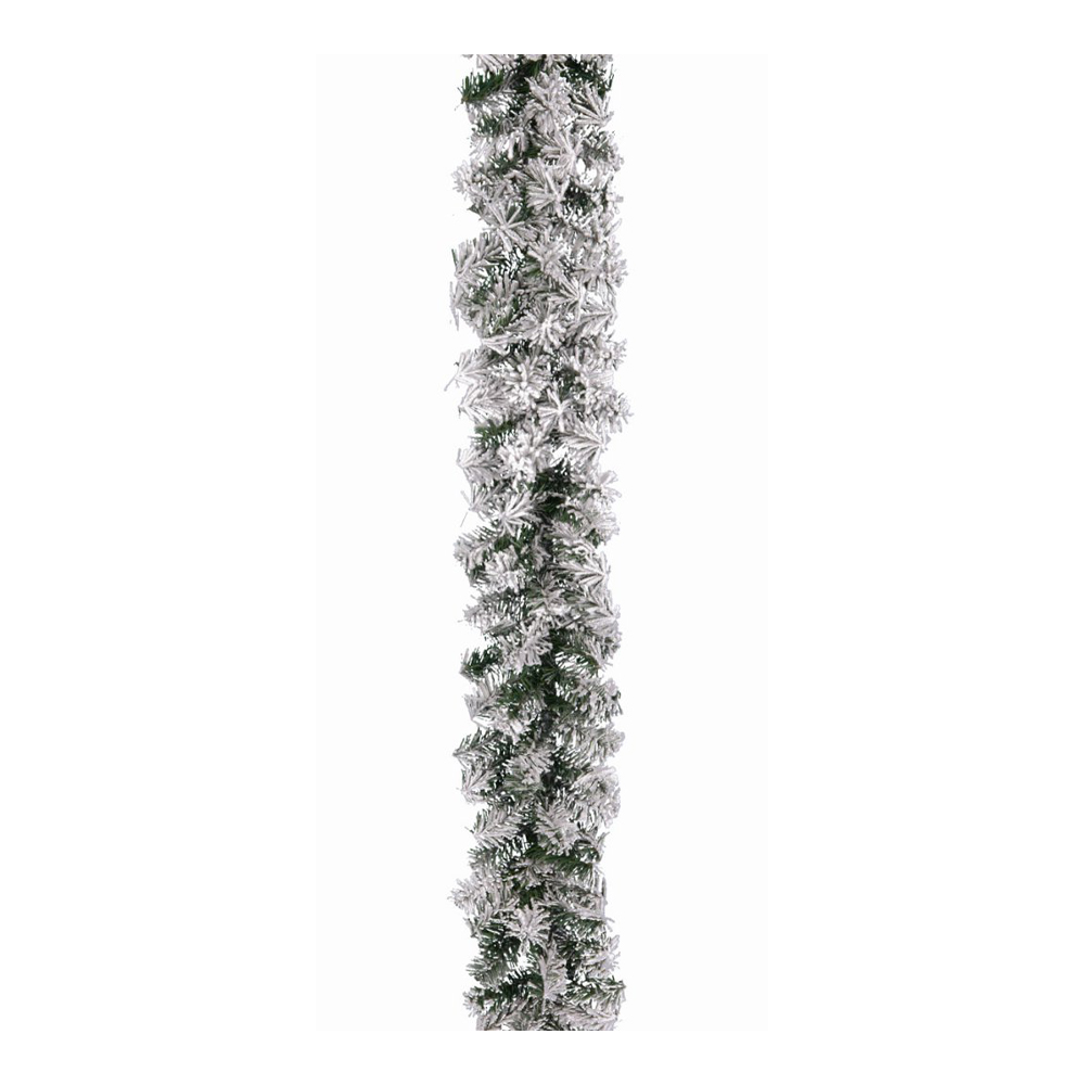 Χριστουγεννιάτικη Διακοσμητική Γιρλάντα Χιονισμένη Με 190 Άκρες L270 cm