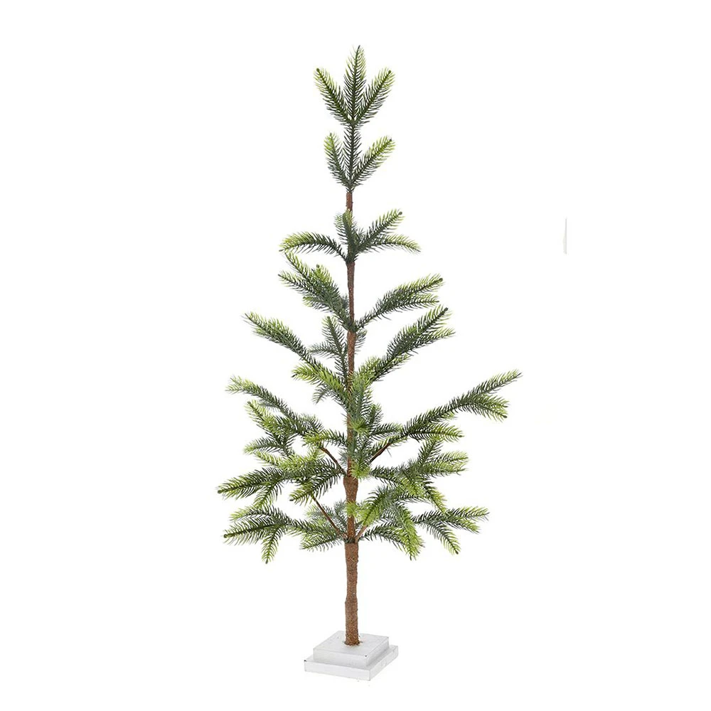 Χριστουγεννιάτικο Δέντρο Πράσινο Σε Ξύλινη Βάση 85 cm - 82644