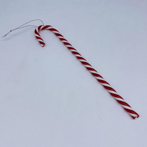 Χριστουγεννιάτικο Διακοσμητικό Μπαστουνάκι Ζαχαρωτό 22 cm Κόκκινο/Λευκό CD23-LH22016