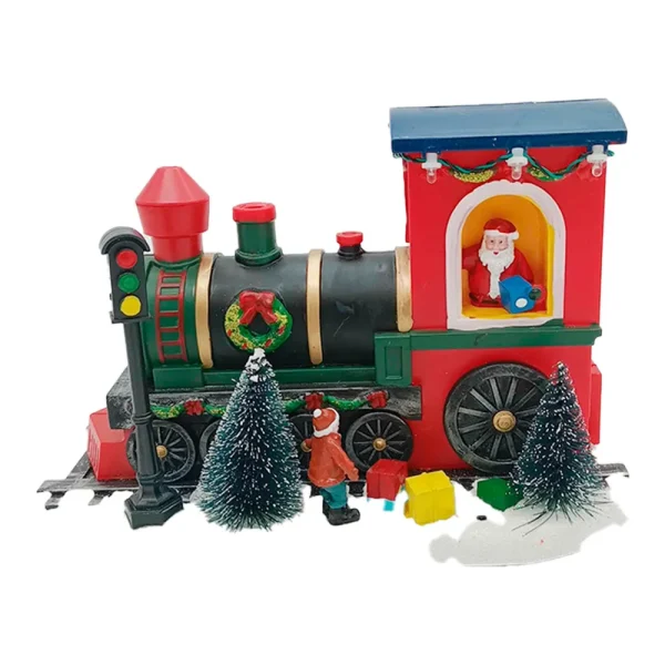 Χριστουγεννιάτικο Διακοσμητικό Τρένο Μπαταρίας L22,5xW9,5xH13,5cm