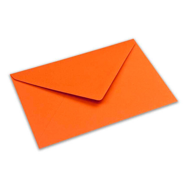Φάκελος Προσκλητηρίου Απλός Με Μύτη 17.5x12.5 cm Πορτοκαλί