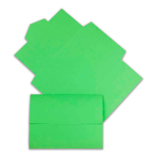 Φάκελος Προσκλητηρίου Κοπτικός Αναδιπλούμενος 18x13.5 cm Πράσινος