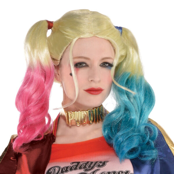Αποκριάτικη Περούκα Harley Quinn