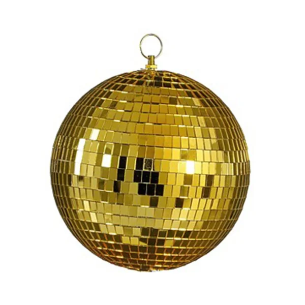 Χριστουγεννιάτικη Διακοσμητική Disco Ball Καθρεύτη Χρυσή D20 cm