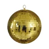 Χριστουγεννιάτικη Διακοσμητική Disco Ball Καθρεύτη Χρυσή D25 cm