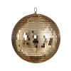 Χριστουγεννιάτικη Διακοσμητική Disco Ball Καθρεύτη Σαμπανί D25 cm