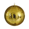 Χριστουγεννιάτικη Διακοσμητική Disco Ball Καθρεύτη Χρυσή D30 cm