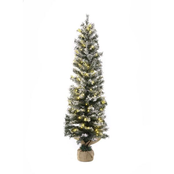 Δενδρο Pre-Lit Snow Pencil Φ35Χ90Εκ Me 70 Λευκα Λαμπακια