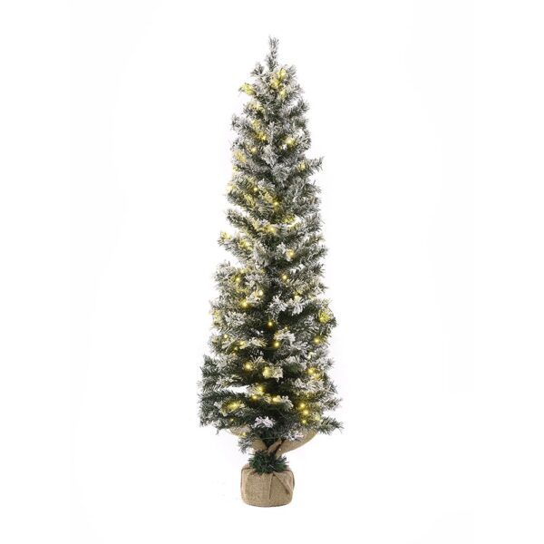 Δενδρο Pre-Lit Snow Pencil Φ40Χ120Εκ Με 100 Λευκα Λαμπακια