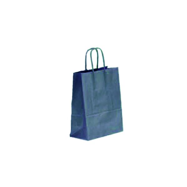 Μπλε Σακουλα  25X33X12Ek Στριφτο Χερι