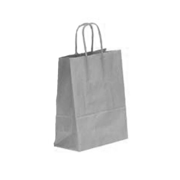 Γκρι Σακουλα 40X55X15Ek Στριφτο Χερι