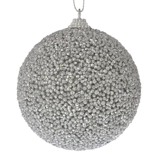 Ασημι Glitter Μπαλα 8Ek Σετ 6