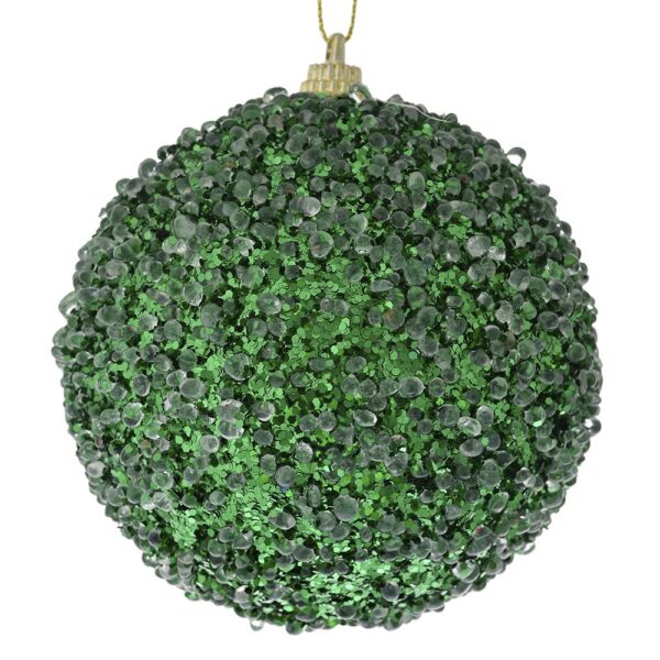 Πρασινη Glitter Μπαλα 8Εκ Σετ 6