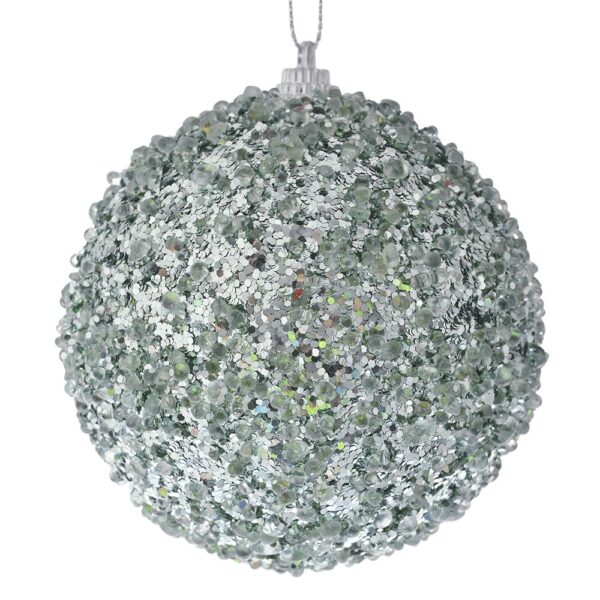 Πρασινο Της Μεντας Με Glitter Μπαλα 8Εκ Σετ 6
