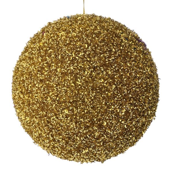 Χρυση Glitter Foam Μπαλα 15Εκ