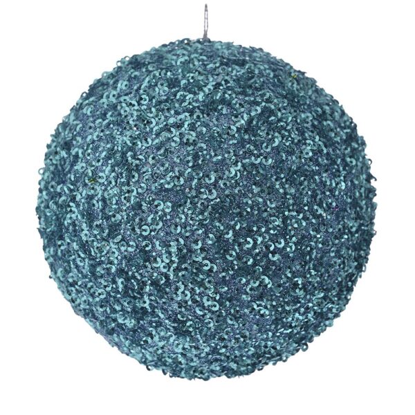 Γαλαζια Glitter Foam Μπαλα 15Εκ
