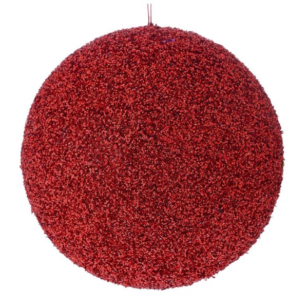 Κοκκινη Glitter Foam Μπαλα 20Εκ