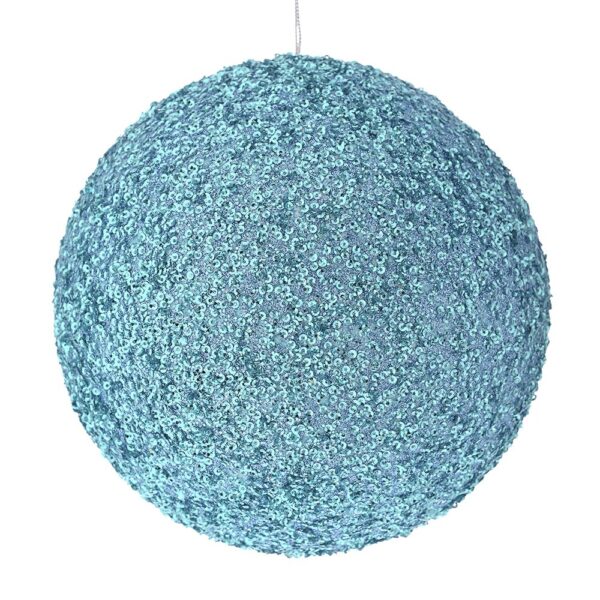 Γαλαζια Glitter Foam Μπαλα 20Εκ