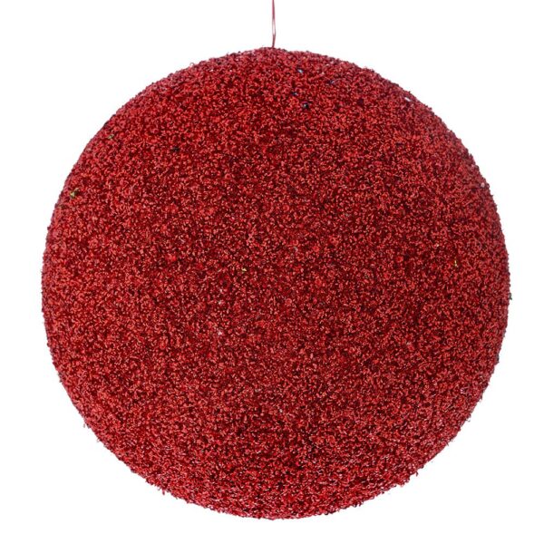 Κοκκινη Glitter Foam Μπαλα 25Εκ