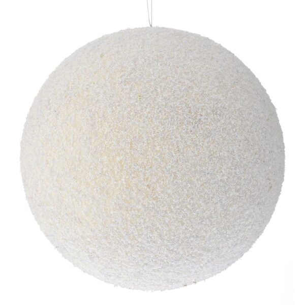 Λευκη Glitter Foam Μπαλα 25Εκ