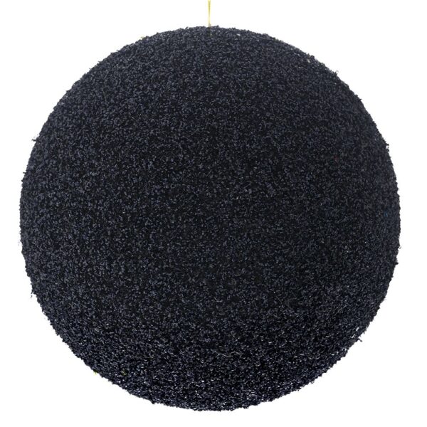 Μαυρη Glitter Foam Μπαλα 25Εκ