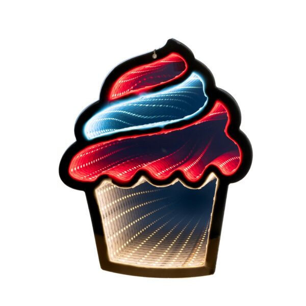 Infinity Φωτιζομενο Κρεμαστο Cupcake 22Χ25Εκ Διπλης Οψης
