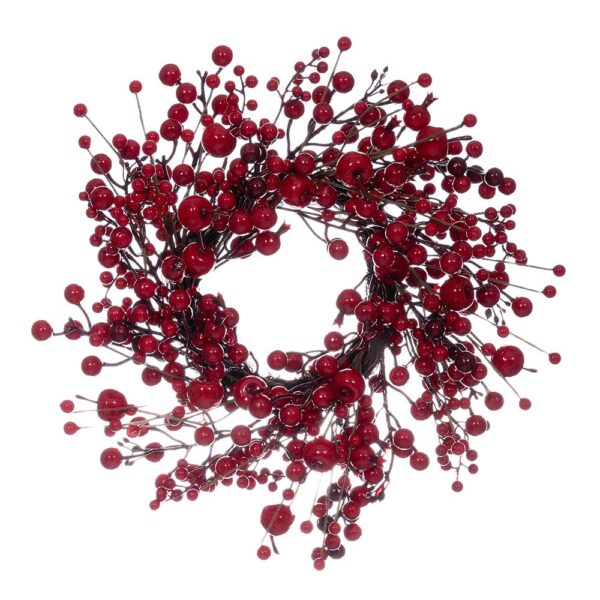 Στεφανι Με Κοκκινα Berries 40Εκ