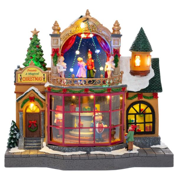 Toy Shop Με Μουσικη Kai Κινηση 30.5Χ18.5Χ28.5Εκ Με Ανταπτορα Ρευματος