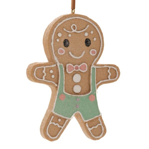 Παστελ Πολυρεζιν Gingerbread Στολιδι 8Χ2Χ10Εκ