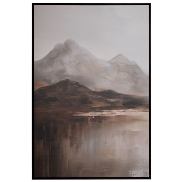 Mountains Πινακας 83Χ123Εκ Me Wenge Κορνιζα Σε Τυπωμενο Καμβα