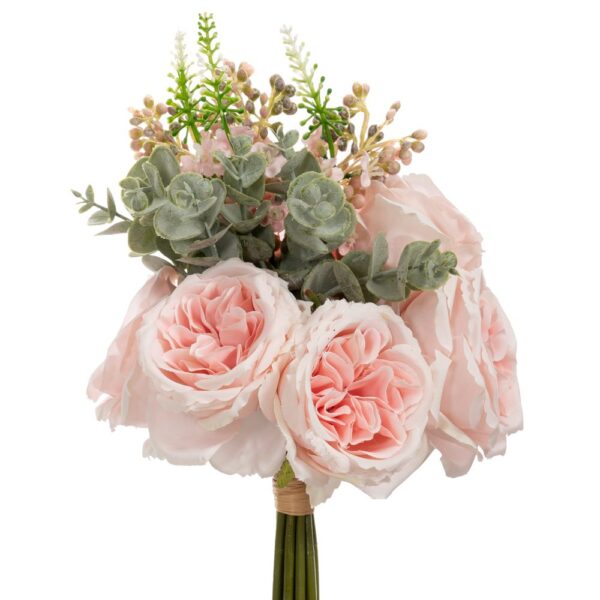 Ροζ Μπουκετο Japanese Rose  Χ8 26Εκ