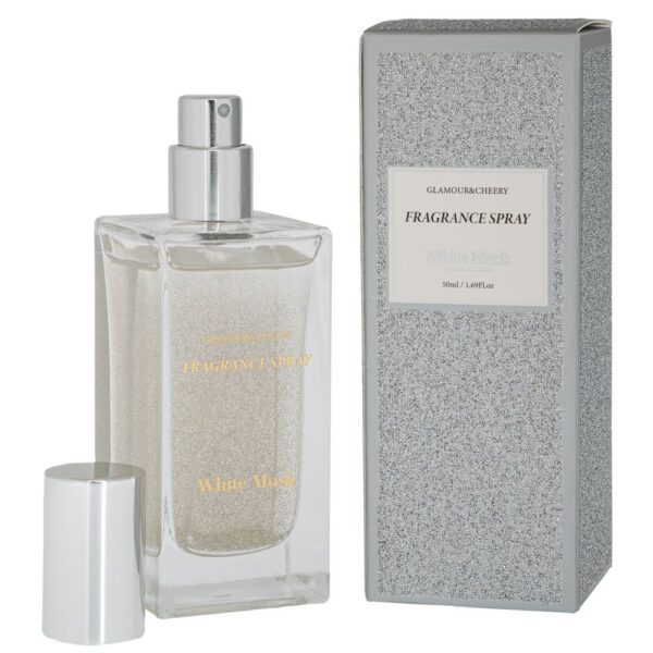 Ασημι Αρωματικο Spay Με Glitter 50Ml White Musk