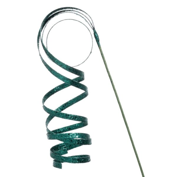 Σμαραγδι Glitter Twisted Κλαδι 50Εκ