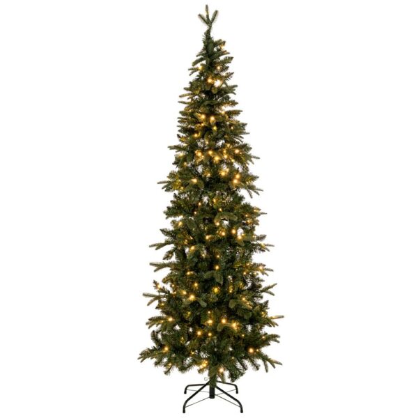 Δενδρο Pre-Lit Slim Alpine 150Ek Με 150 Led Θερμο Λευκο
