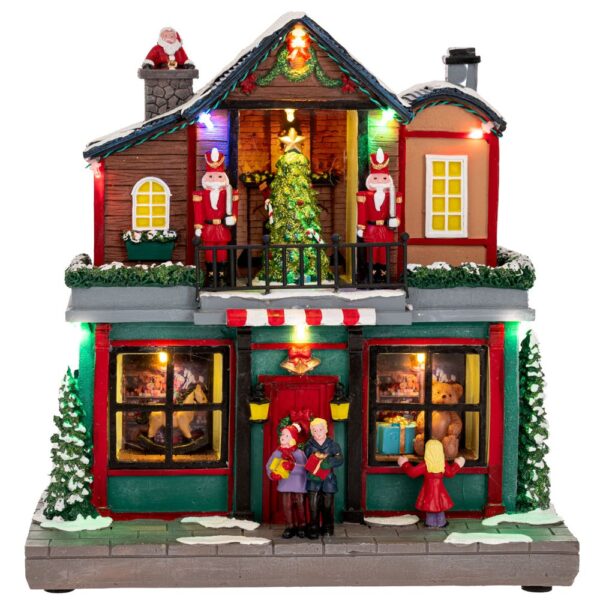 Φωτιζομενο Gift Shop Με Κινηση 27Χ15Χ28Εκ Ρευματος