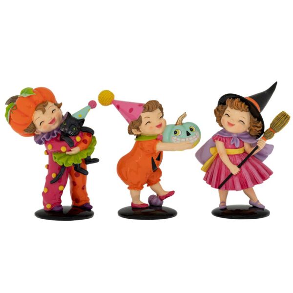Σετ 3 Πολυρεζιν Φιγουρες Halloween 12Χ8Χ16Εκ
