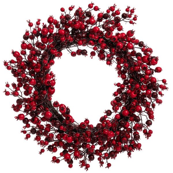 Στεφανι Με Κοκκινα Berries 50Εκ
