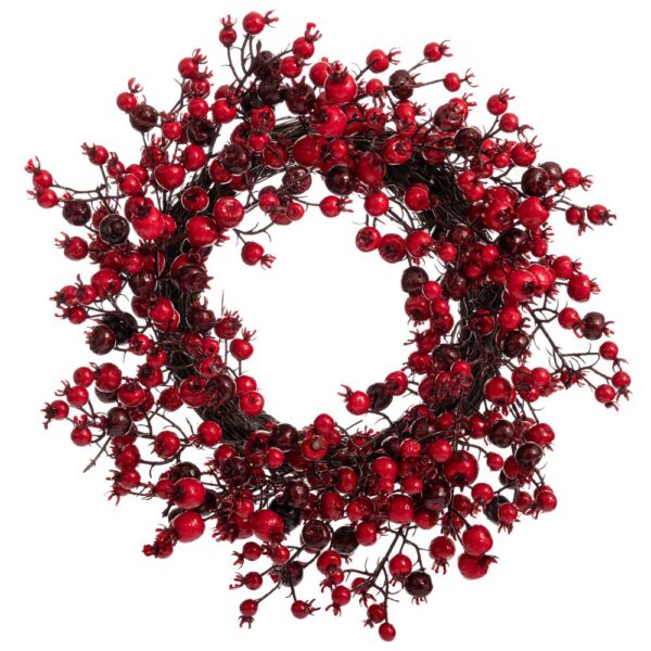 Στεφανι Με Κοκκινα Berries 40Εκ